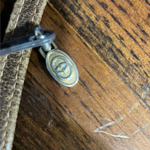 Vintage Old Gucci Small Shoulder Bag Brown Canvas Great Exterior Condition - Picture 2 of 5